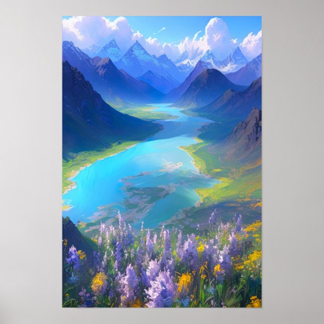 Poster Vale do Lago Azure (Frente)