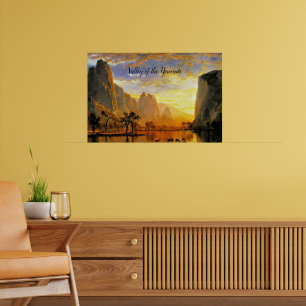 Poster Vale do Yosemite, belas artes,