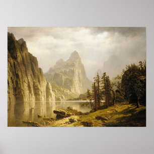 Pôster Vale do Yosemite do Rio Bierstadt Albert Merced