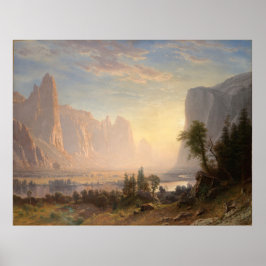 Poster Vale do Yosemite por Albert Bierstadt