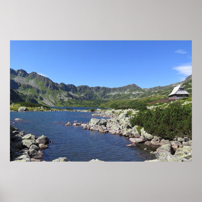 Poster Vale dos Cinco Lagos Poloneses, Tatras (Frente)