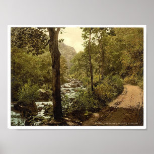 Pôster Vale dos diabos, Ashford, condado Wicklow Ireland