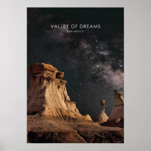 Poster Vale dos Sonhos, Nova Ilustração da Viagem do M