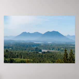 Poster Vale nebuloso em Tofino - Colúmbia Britânica, Cana