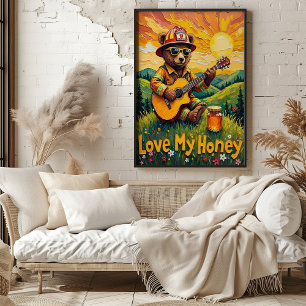 Poster Vale Vista Vibes: Harmonia Honrada do Urso
