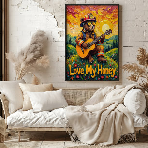 Poster Vale Vista Vibes: Harmonia Honrada do Urso