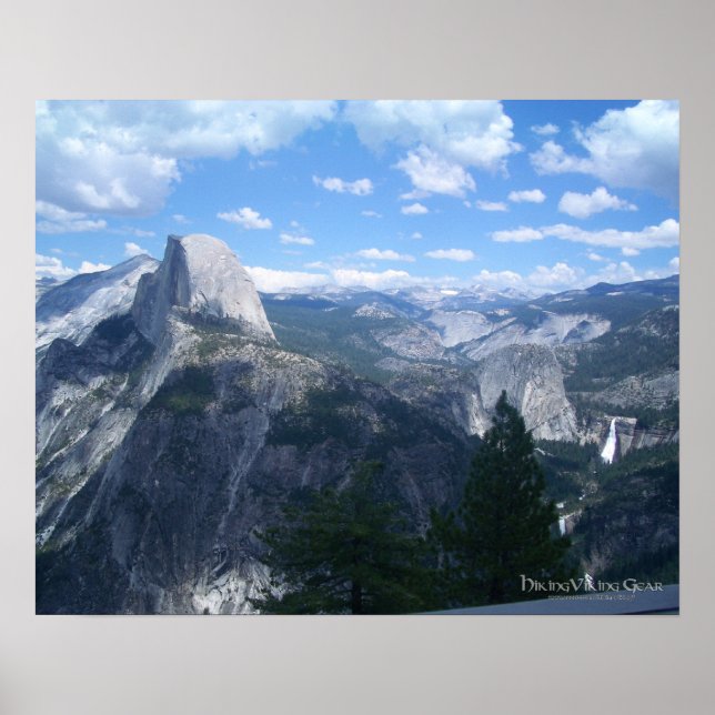 Poster Vale Yosemite do Glacier Point (Frente)