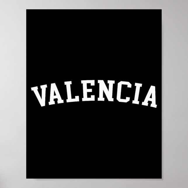 Poster Valencia  (Frente)