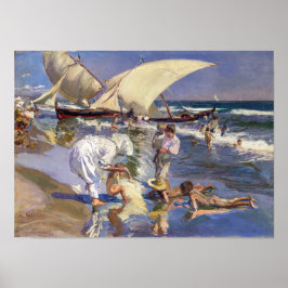 Poster Valencia Beach Morning Light | Joaquí em Sorolla
