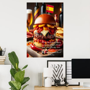 Poster Valencia Vista: Chorizo Indulgence 24x36