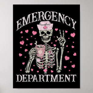 Poster Valentine Enfermeira do Departamento de Emergência