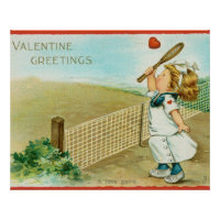 Valentine Esquisito e Kitsch Temático de Tênis, ce