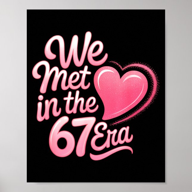 Poster Valentine’s Day Funny 67 Six Seven Burh 6 7 Valent (Frente)