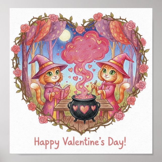 Poster ValentineLoveSpell (Frente)