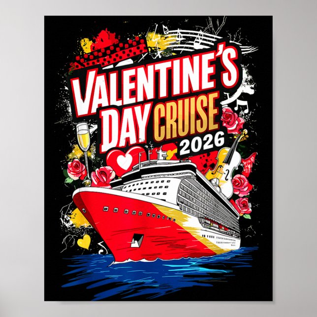 Poster Valentines Day Cruise 2026  (Frente)