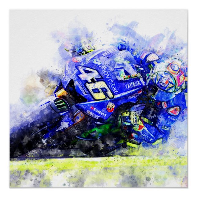 Pôster Valentino Rossi (Frente)