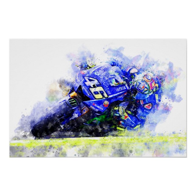 Pôster Valentino Rossi (Frente)