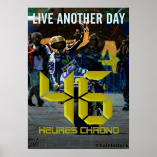 Poster valentino rossi, moto gp lenda, o doutor 46, ro