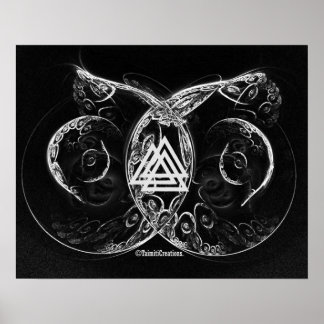 Pôster Valknut - Viking está criando
