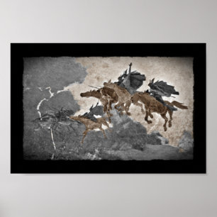 Pôster Valkyries na tempestade