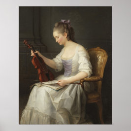 Poster Vallayer-Coster - Portrait Of A Violinist