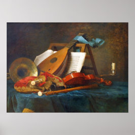 Poster Vallayer-Coster - The Attributes Of Music 1770