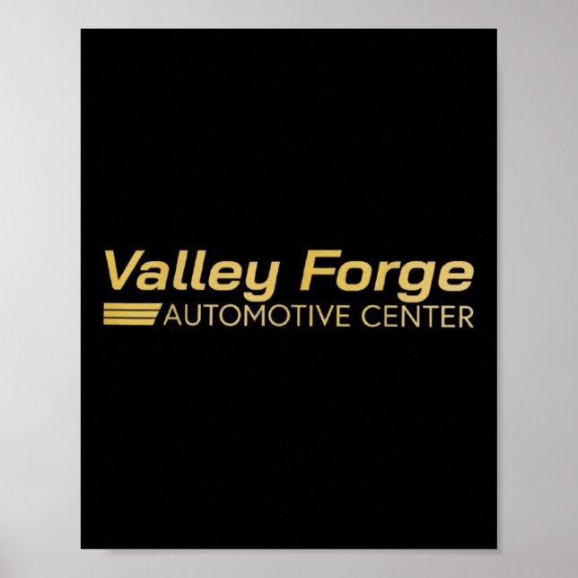 Poster Valley Forge Automotive Oficial  (Frente)