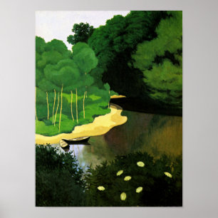 Poster Vallotton - O Dordogne com Carrenac