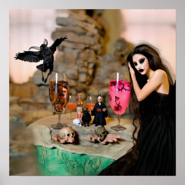 Poster Valor de Matriz de Arte AI de Recuperação de Teste (Frente)