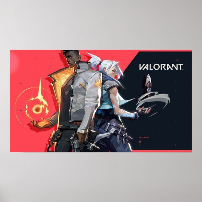Poster Valorant Do Riot Games (Frente)