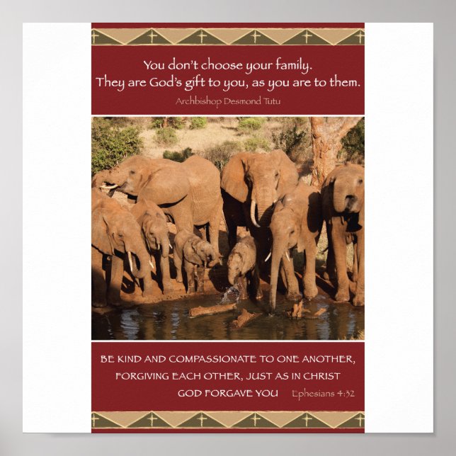 Pôster Valores da Família (Frente)