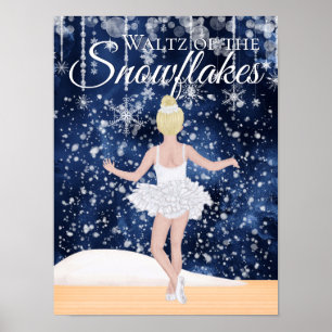 Poster Valsa dos Flocos de Neve do Balé Nutcracker