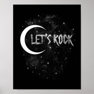 Poster Vamos Balançar Na Lua Rock Star Com A Proibição Do