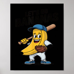 Poster Vamos Bananas, Donativo De Banana Engraçado