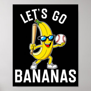 Poster Vamos camiça manga longa de banana 