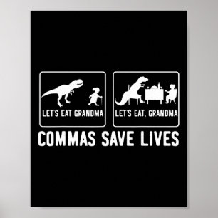 Poster Vamos Comer Vovó Vamos Comer, Vovó Vírgulas Salvam