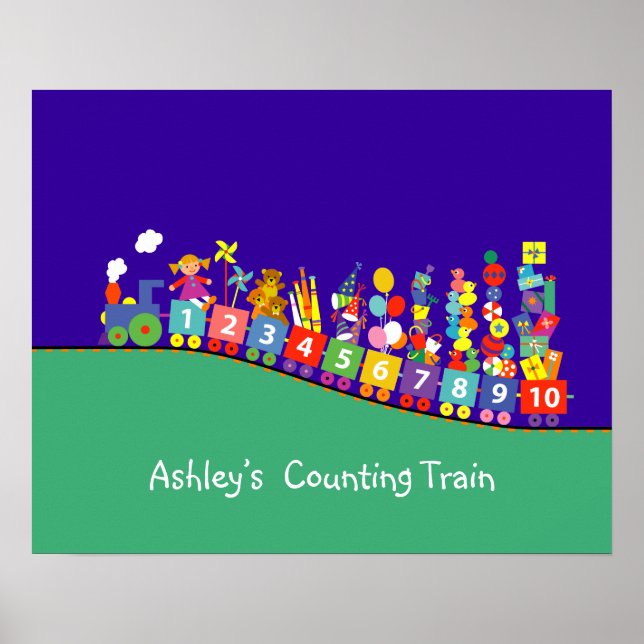 Pôster Vamos Contar! (Frente)