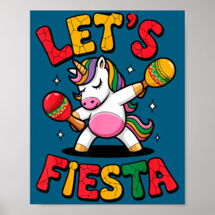 Poster Vamos festejar cinco de maio homens mulheres mexic