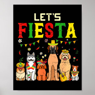 Poster Vamos festejar esquadrão de cães animal cachorro a