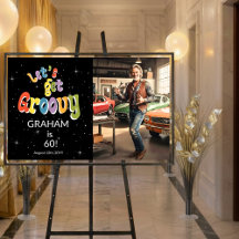 Vamos Ficar Groovy Foto de Aniversário de 60 Anos 