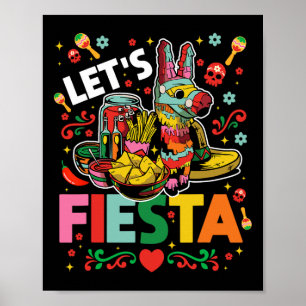 Poster Vamos Fiesta Cinco De Mayo Camisa Mexicana Hombre