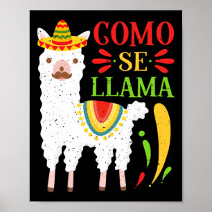 Poster Vamos Fiesta Como Te Llamas Cinco De Mayo Como Se