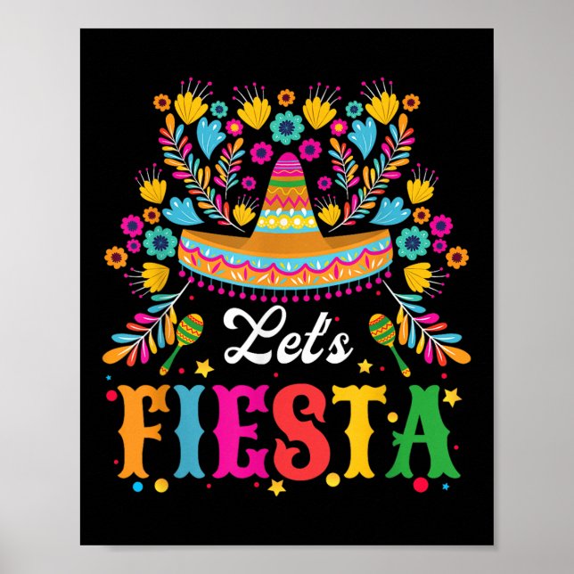 Poster Vamos Fiesta Engraçado Cinco Mulheres De Mayo Home (Frente)