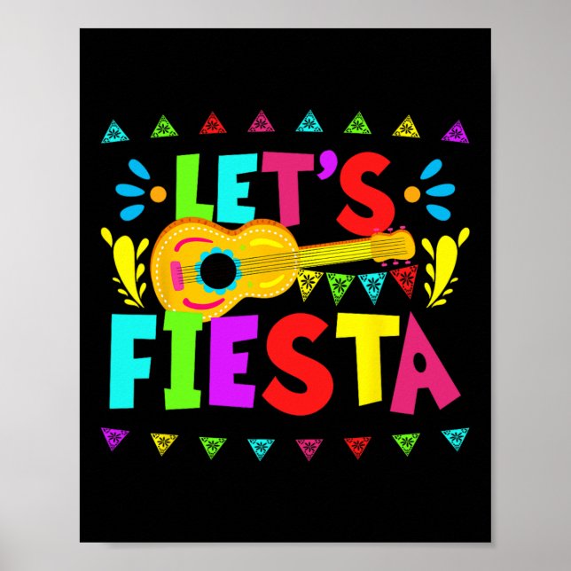 Poster Vamos Fiesta, Partido Cinco Mexicanos De Mayo (Frente)