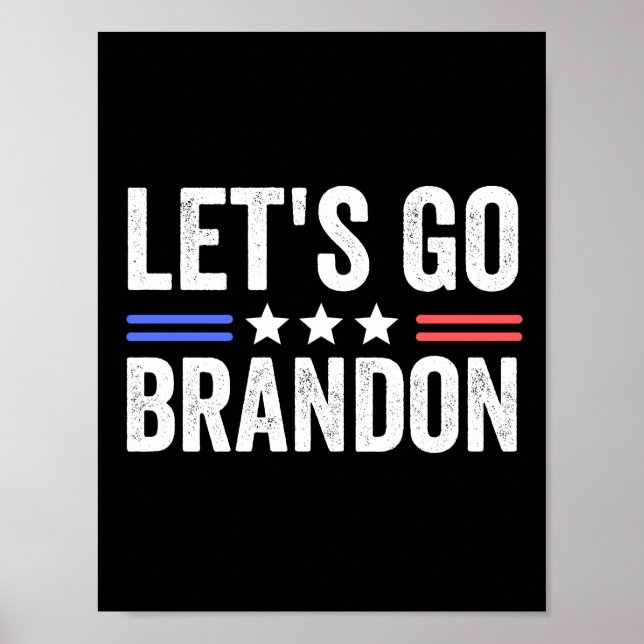 Poster Vamos Go Brandon (Frente)