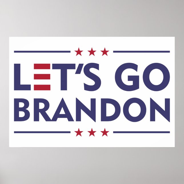 Poster Vamos Go Brandon (Frente)
