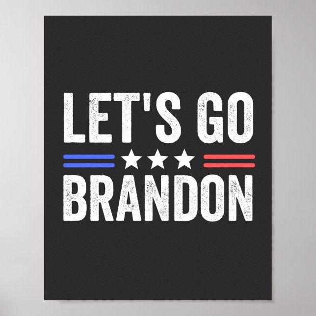 Poster Vamos Go Brandon (Frente)