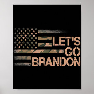Poster Vamos Go Brandon Vamos Brandon Camouflage American