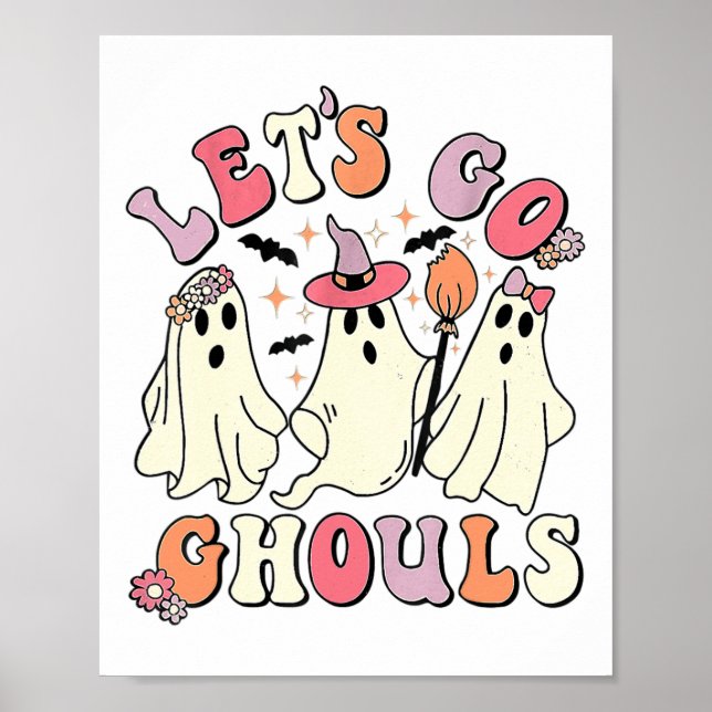 Poster Vamos Go Ghouls Halloween Ghost (Frente)