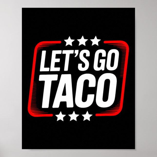 Poster Vamos Go Taco 28 (Frente)